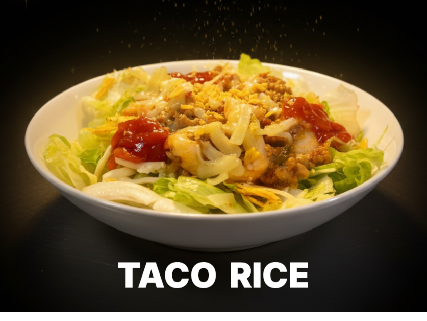 宮古市の海鮮居酒屋山水のタコライス