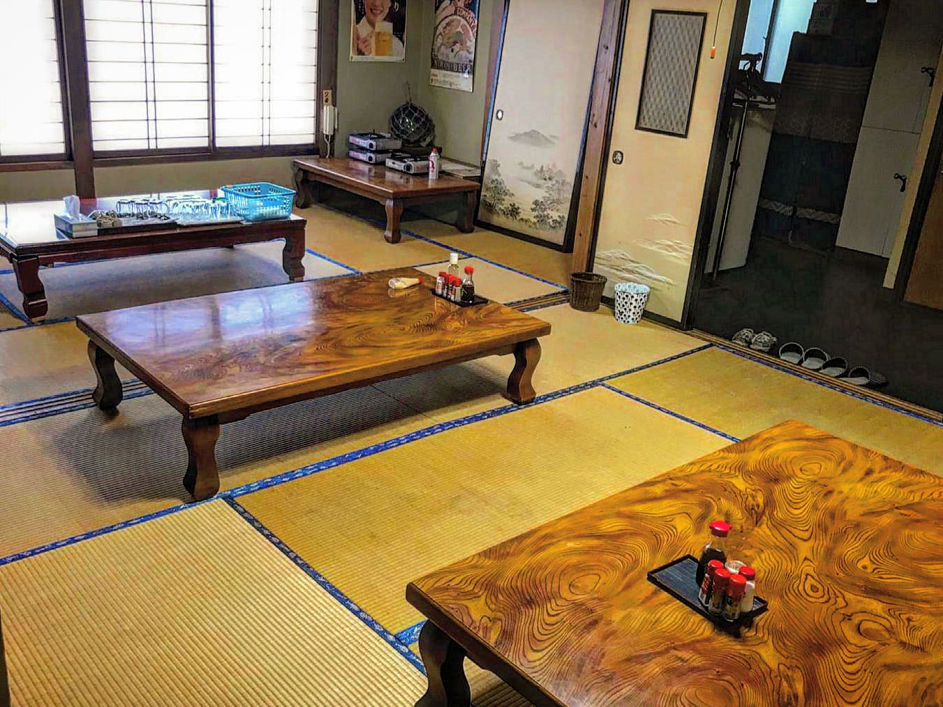 宮古市の海鮮居酒屋山水の２階お座敷